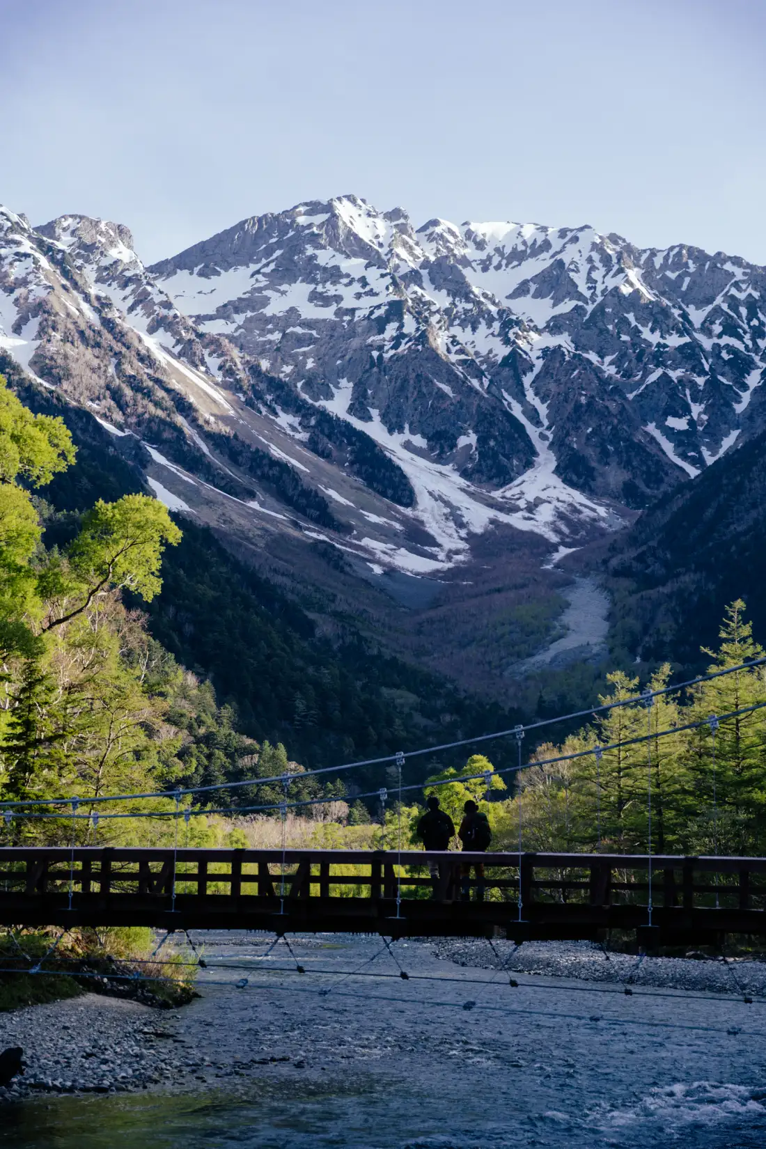 上高地的山岳與自然景色